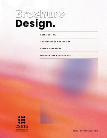 Brochure ESMA Design