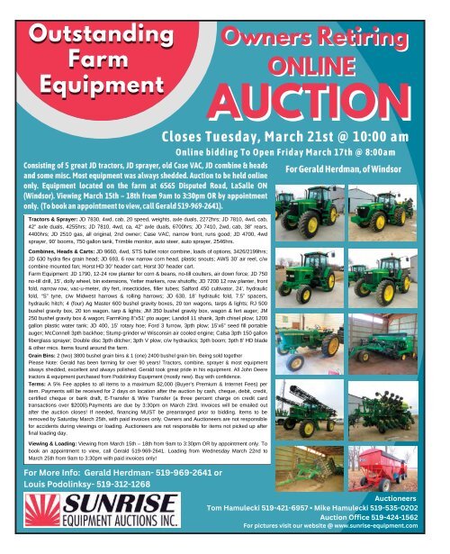 Woodbridge Advertiser/AuctionsOntario.ca - 2023-01-23