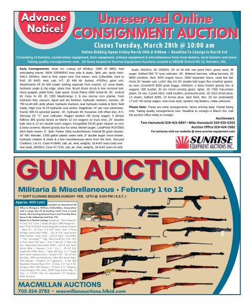 Woodbridge Advertiser/AuctionsOntario.ca - 2023-01-23