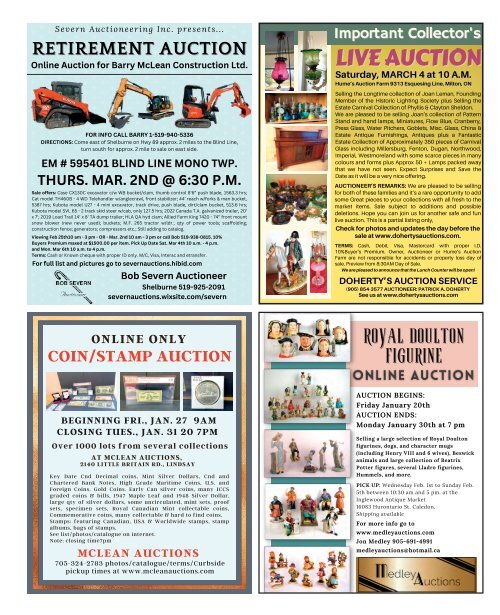 Woodbridge Advertiser/AuctionsOntario.ca - 2023-01-23