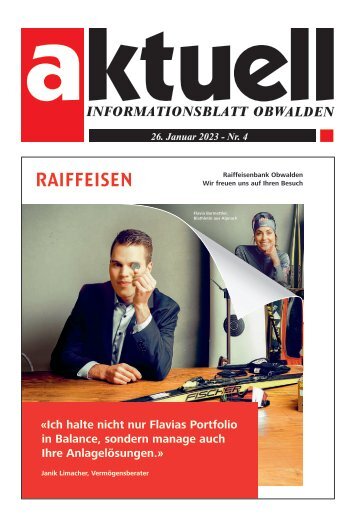 Aktuell Obwalden | KW 04 | 26. Januar 2023