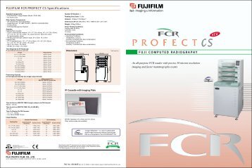 FUJIFILM FCR PROFECT CS Specifications - TATRA-ALPINE as