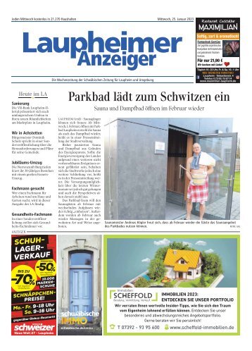 Laupheimer Anzeiger 25.01.2023
