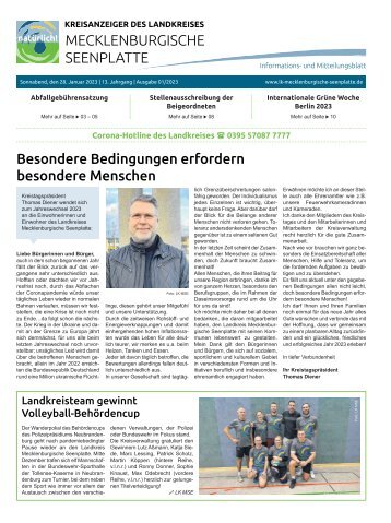 Kreisanzeiger 01/2023
