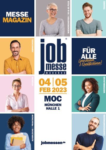 Das MesseMagzin der jobmesse münchen 2023