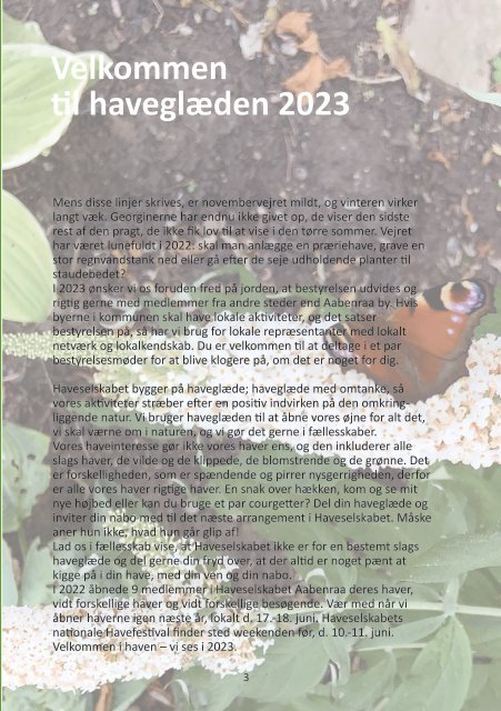 Program 2023 - Haveselskabet Aabenraa