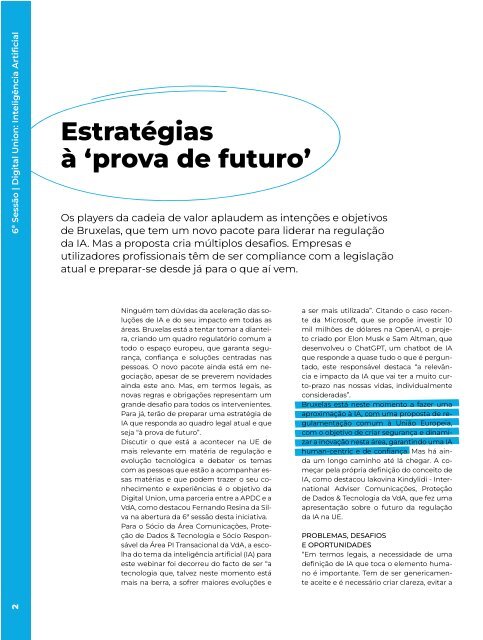 DIGITAL UNION: INTELIGÊNCIA ARTIFICIAL