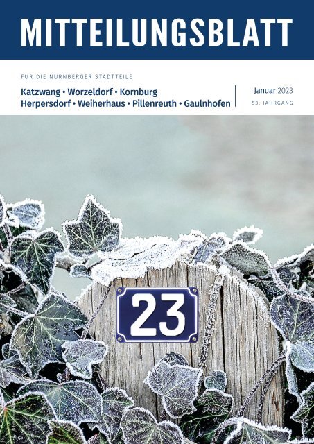 Mitteilungsblatt Nürnberg-Katzwang/Worzeldorf/Kornburg/Herpersdorf - Januar 2023