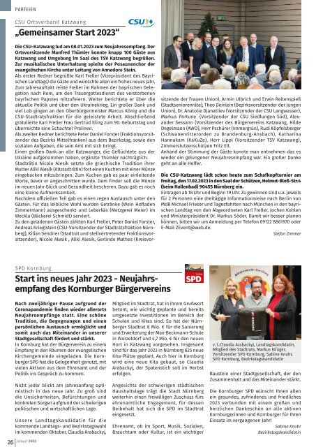 Mitteilungsblatt Nürnberg-Katzwang/Worzeldorf/Kornburg/Herpersdorf - Januar 2023