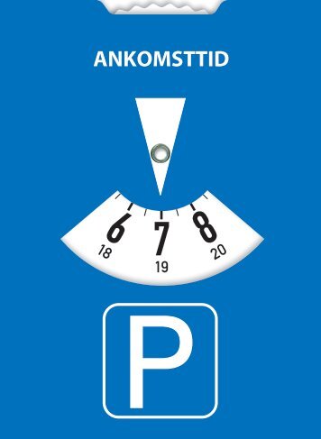 0700 P-Skiva med nödnummer och varninglampor