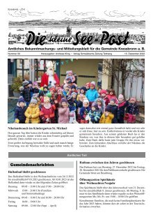 25.01.2023 Die kleine See-Post