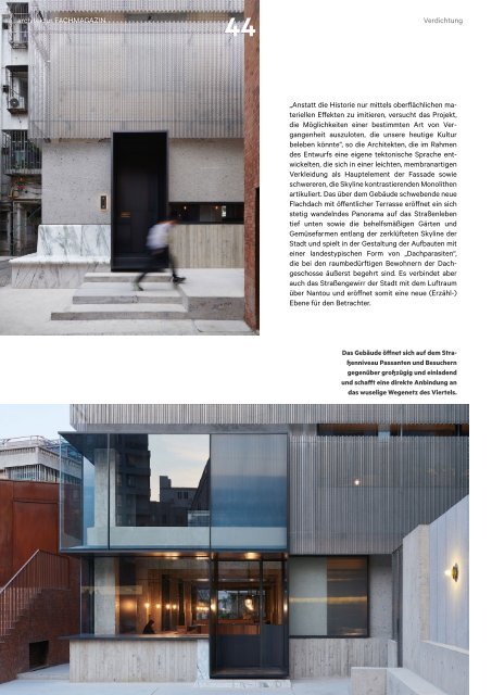 architektur FACHMAGAZIN Ausgabe 8 2022