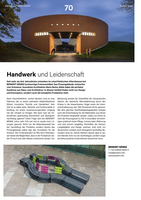 architektur FACHMAGAZIN Ausgabe 8 2022