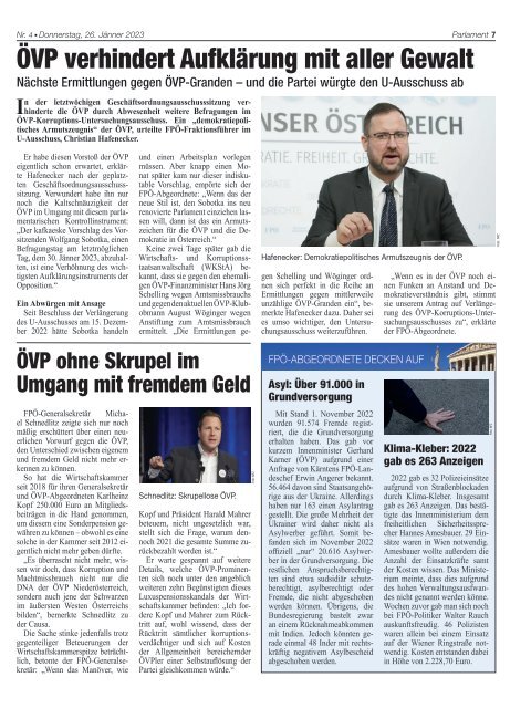 Am 29. Jänner das „System ÖVP“ beenden