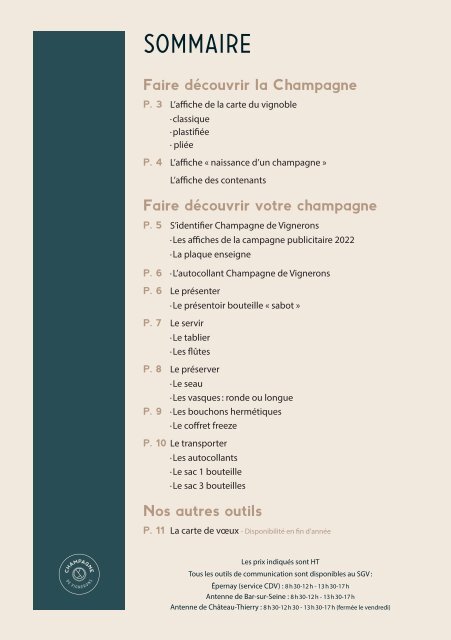 Catalogue des outils de communication 2023