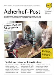 Acherhof-Post Nr. 45 | 27. Januar 2023
