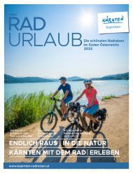 Kärnten Radreisen Radurlaubs-Journal 2023