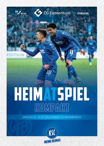 18. Spieltag: KSC - SC Paderborn 07