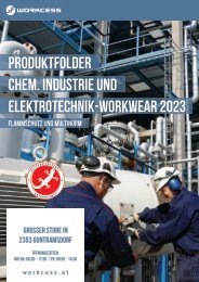 workcess Produktfolder Chemie E-Technik 2023