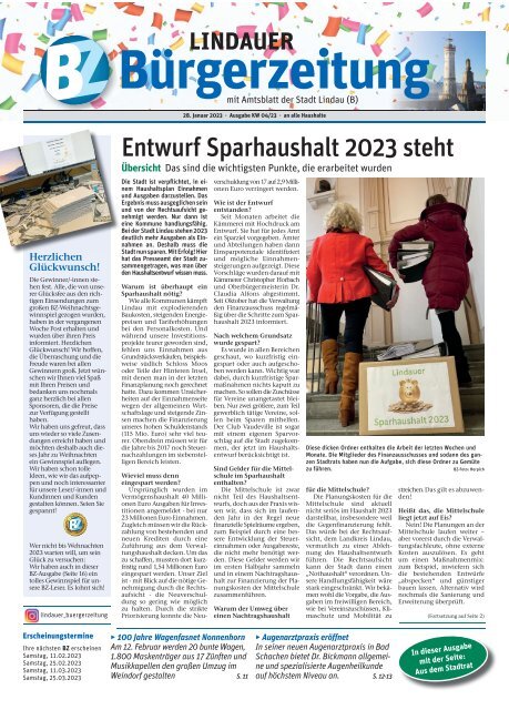 28.01.2023 Lindauer Bürgerzeitung