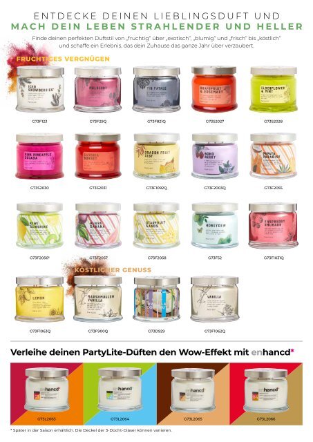 PartyLite Schweiz Katalog Frühling - Feb 2023