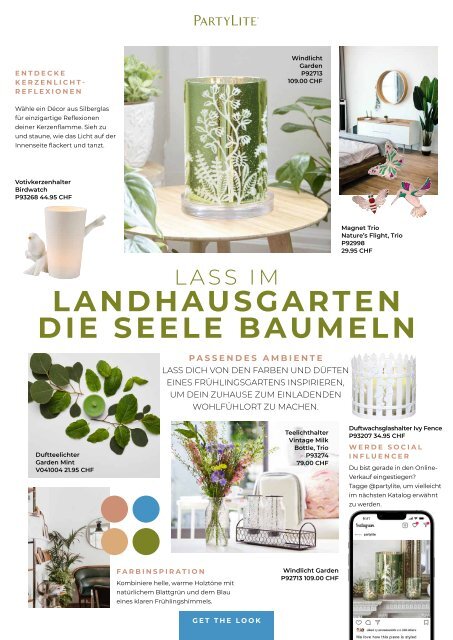 PartyLite Schweiz Katalog Frühling - Feb 2023