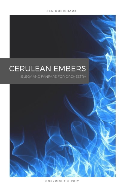 Cerulean Embers - Score