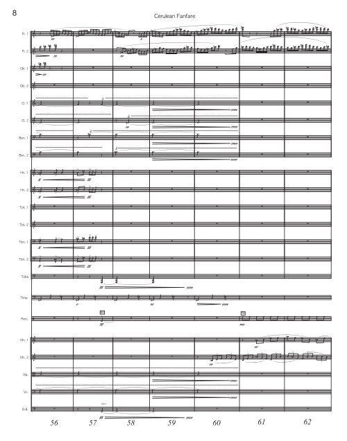 Cerulean Fanfare - Score