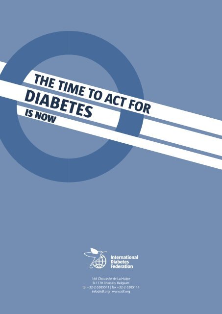 Call to Action on Diabetes - International Diabetes Federation