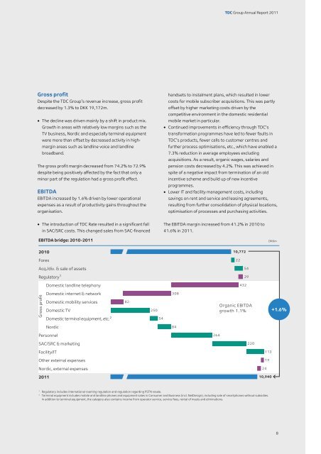 TDC Group Annual Report 2011(6,4MB) - TDC Annual Report 2011