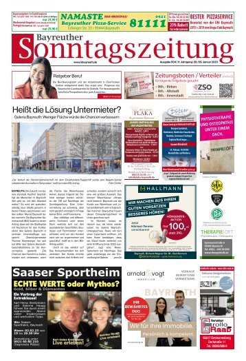 2023-01-29 Bayreuther Sonntagszeitung