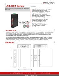 5 Port Unmanaged Switch LNX-500A Series Datasheet