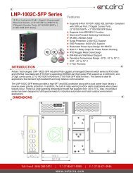 10 Port Gigabit Unmanged switch w-SFP LNP-1002C-SFP Series Datasheet