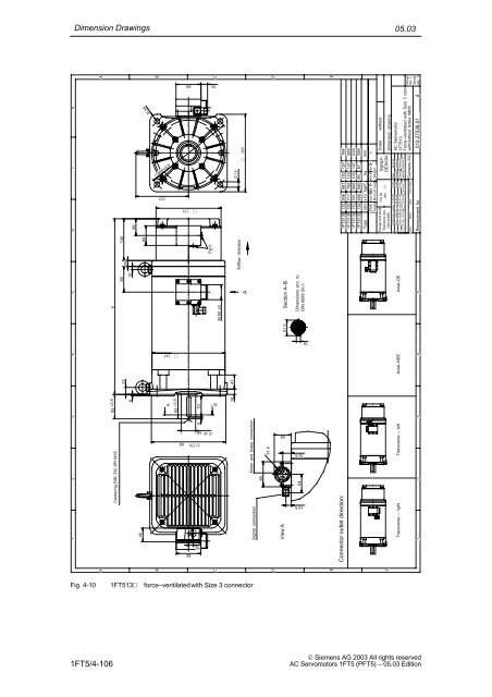 Planning Guide AC Servomotors 1FT5 - Siemens Automation and ...