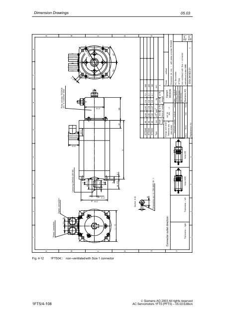 Planning Guide AC Servomotors 1FT5 - Siemens Automation and ...