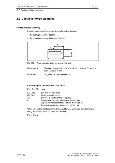 Planning Guide AC Servomotors 1FT5 - Siemens Automation and ...