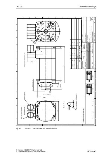 Planning Guide AC Servomotors 1FT5 - Siemens Automation and ...