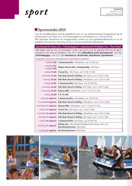 Informatieblad juni 2010 - De Haan