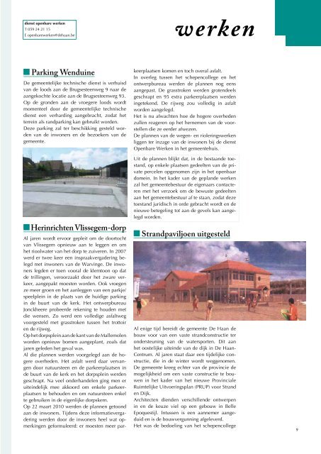 Informatieblad juni 2010 - De Haan