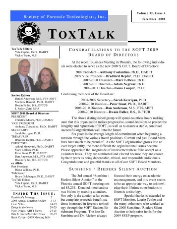ToxTalk vol. 32-4 - Society of Forensic Toxicologists