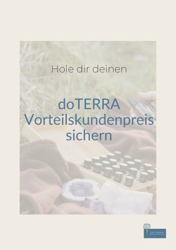 doTERRA Vorteilskunde werden