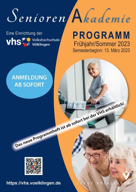 Hauptprogramm Frühjahr/Sommer 2023