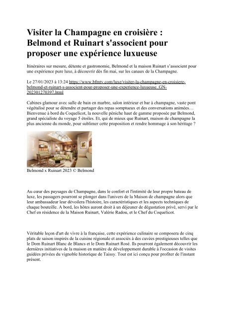 Panorama de presse quotidien du 30 01 23