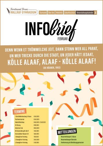 infobrief Februar GYM