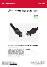 1394b high grade cable - Allied Vision Technologies