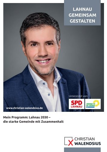 Wahlprogramm Bürgermeisterwahlkampf Lahnau Christian Walendsius