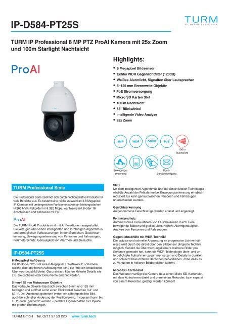 IP-D584-PT25S Datenblatt