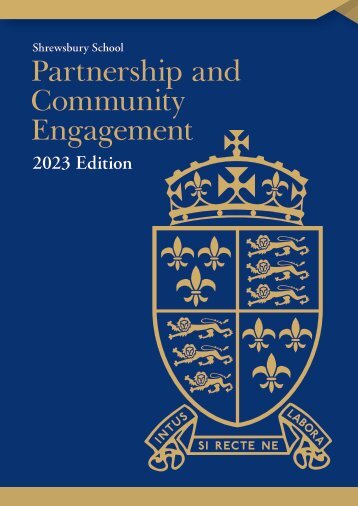 Partnership and Community Engagement Brochure 