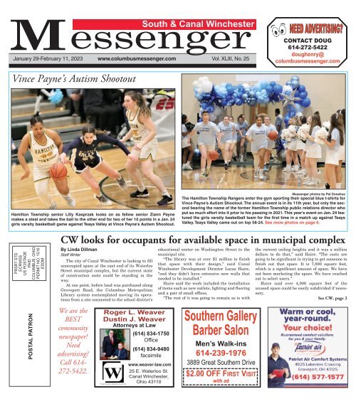 South & Canal Winchester Messenger - January 29th, 2023