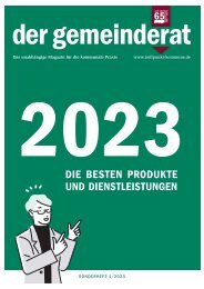 DIE BESTEN. Produkte und Dienstleistungen für Kommunen – 1/2023